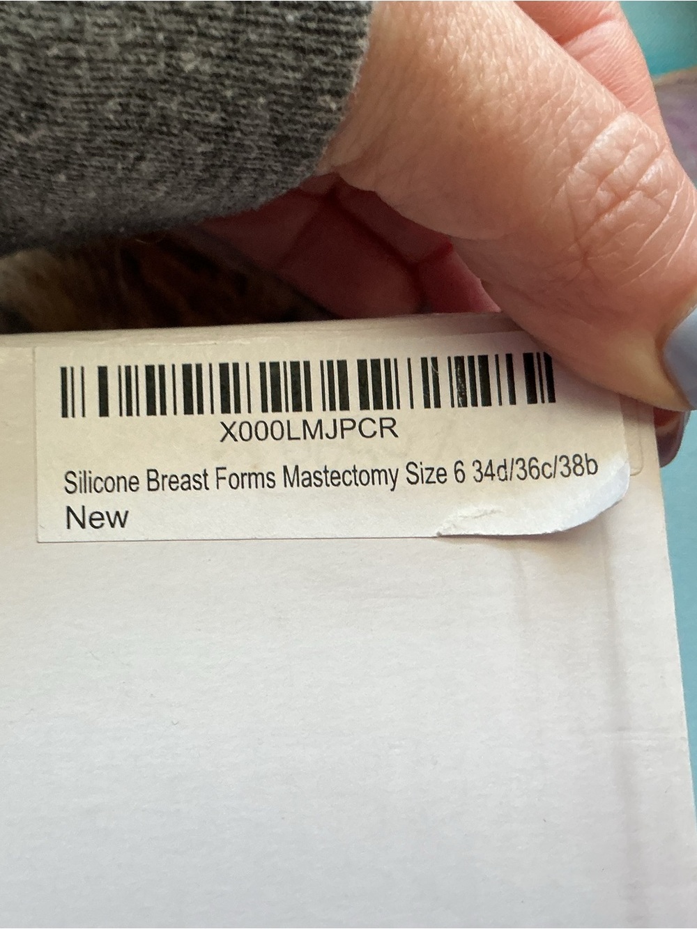 Post Mastectomy Bra Inserts - Nude with Pink Areola (Pair) - Picture 6 of 6